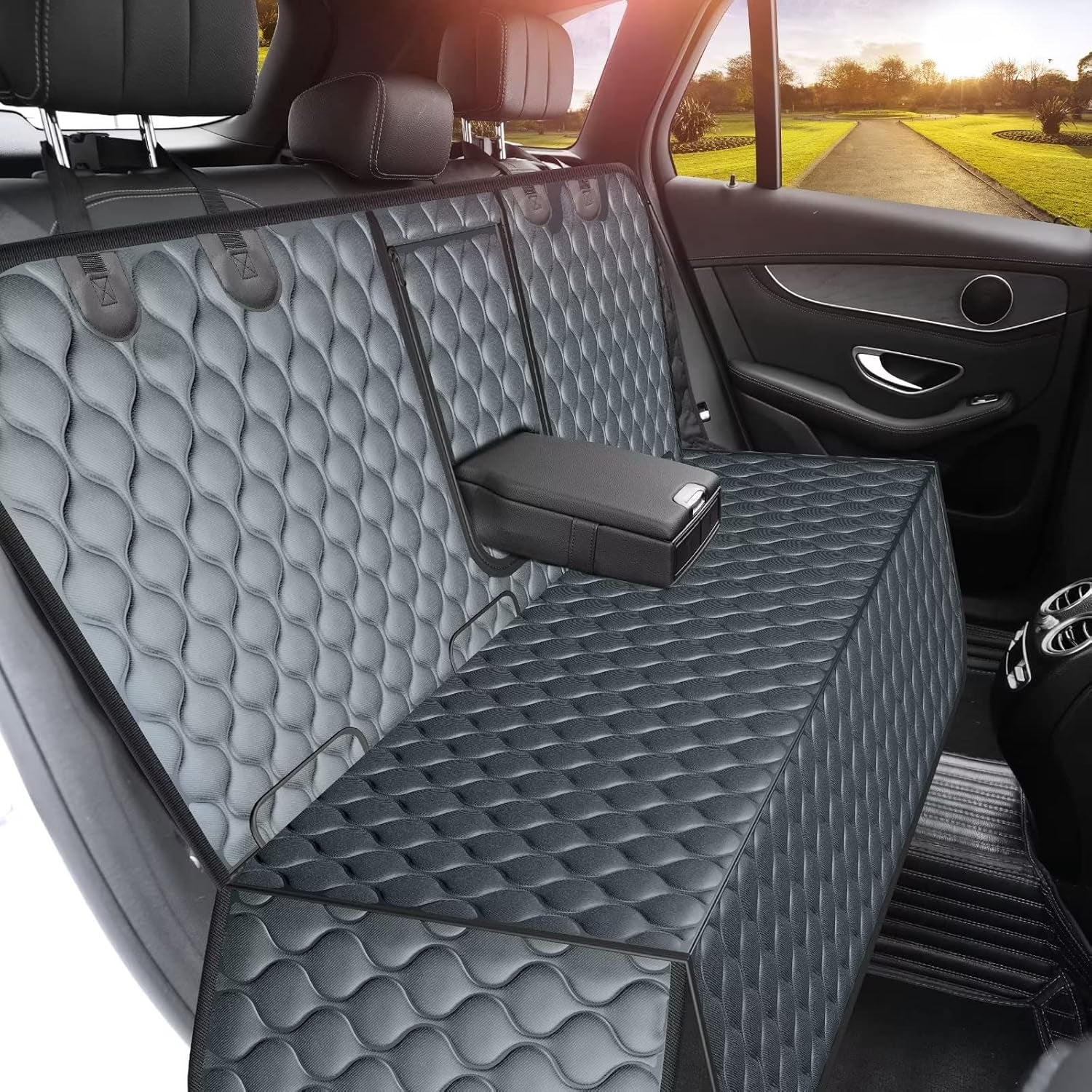 Dog Car Seat Cover for Back Seat - Waterproof Car Seat Protector for Child Carseat & Pets, Nonslip Car Seat Covers for Full Size Suvs & Trucks