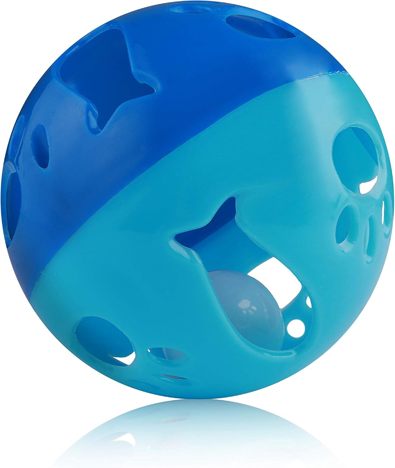 Large Size Cat Ball with Bell Toy for Cats Kittens and Other Animals - Hours of Play for Pets | Large Size for Extra Fun | Rings as It Moves