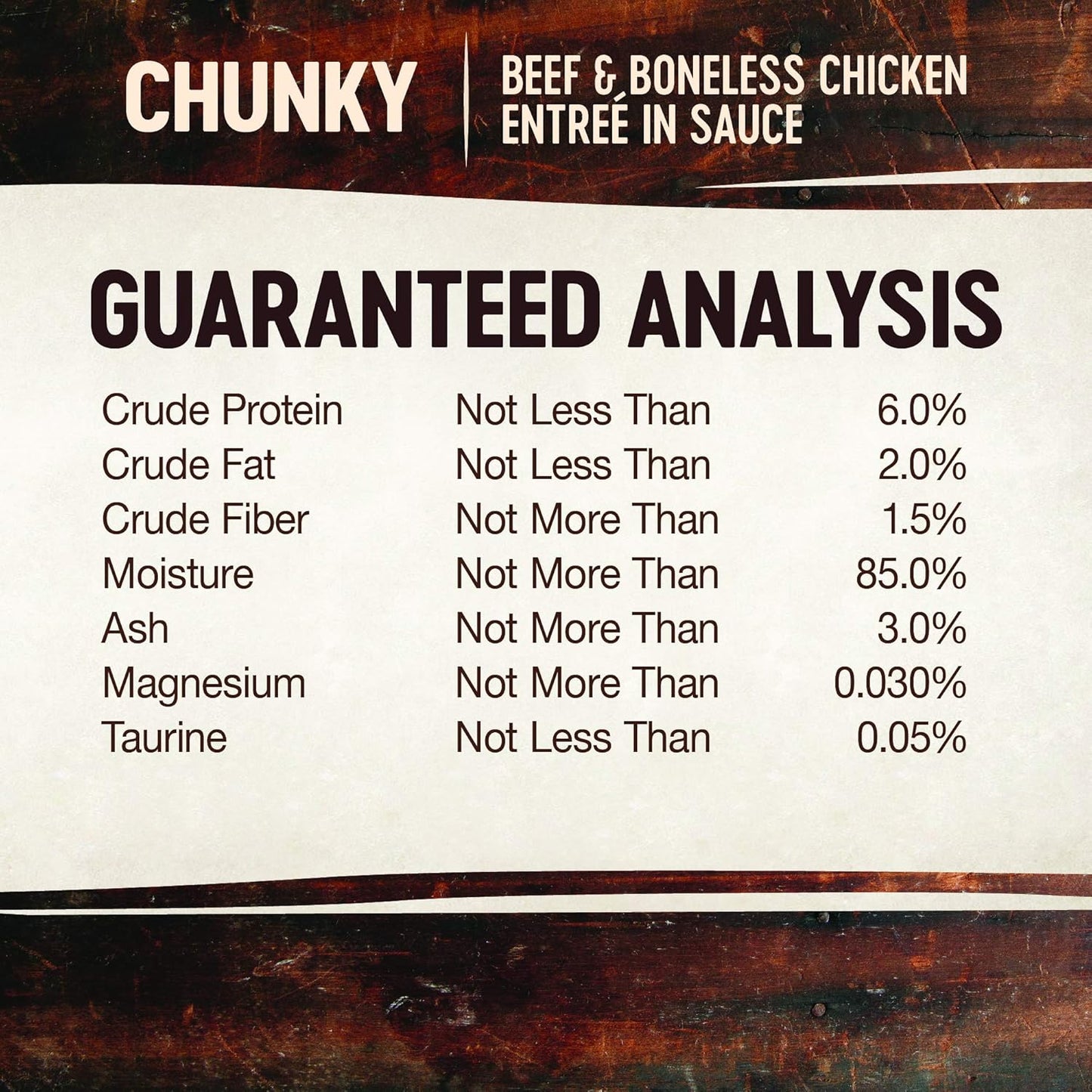 CORE Signature Selects Chunky Adult Wet Cat Food, Natural, Protein-Rich, Grain Free, 2.8 Ounce, 12 Pack (Beef & Chicken)