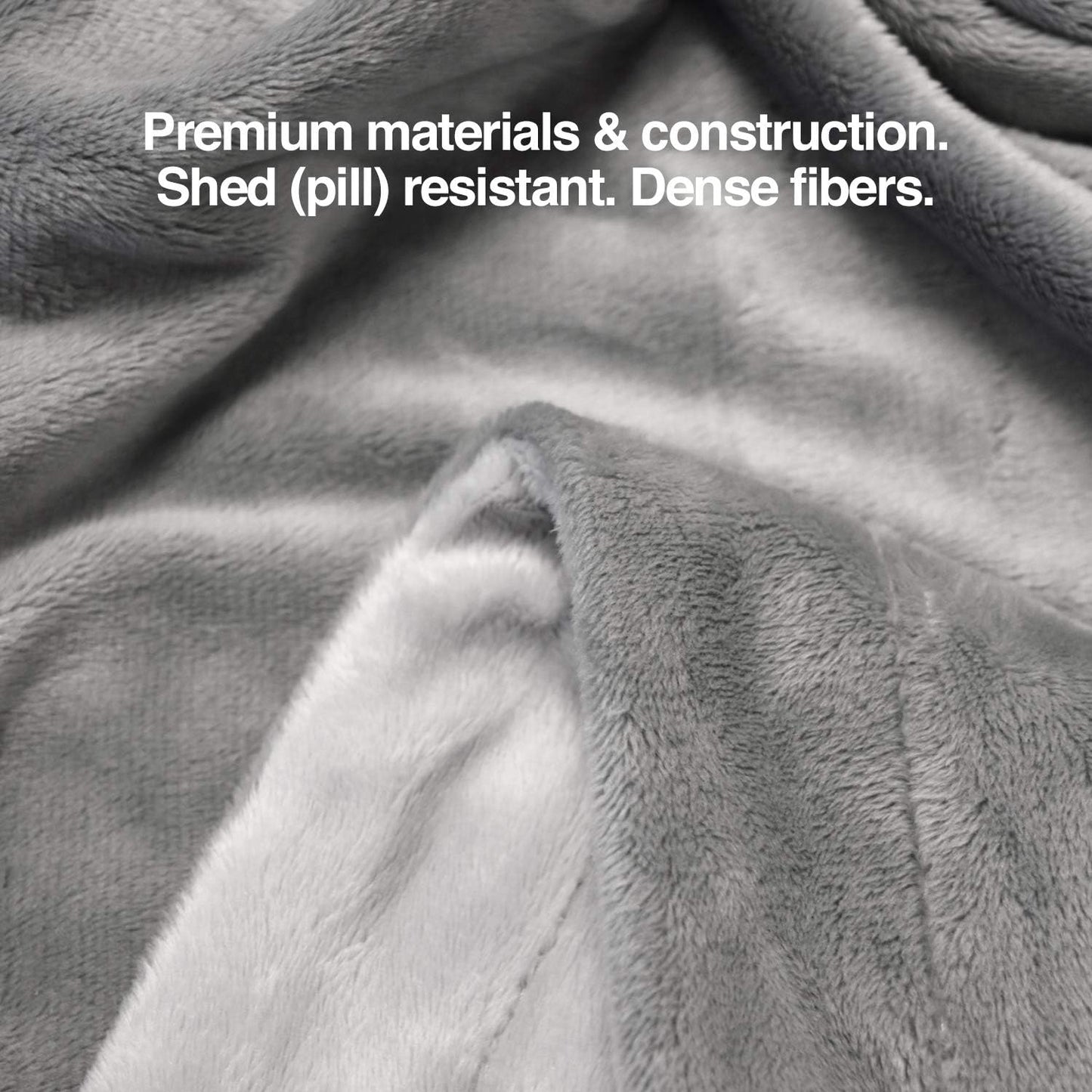 Premium Dog & Cat Blanket | Ultra Soft Pet Blanket Available in Plush or Quilted; 2 Colors (Grey; Brown) | Perfect for Small Dogs & Large Dogs