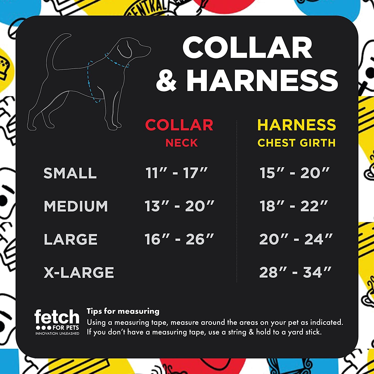Friends Merch: Iconic TV Show Dog Collar, Black with D-Ring for Medium Dogs