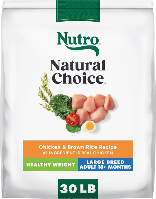 Natural Choice Large Breed Healthy Weight Dog Food, Chicken & Brown Rice Recipe, 30 Lb. Bag