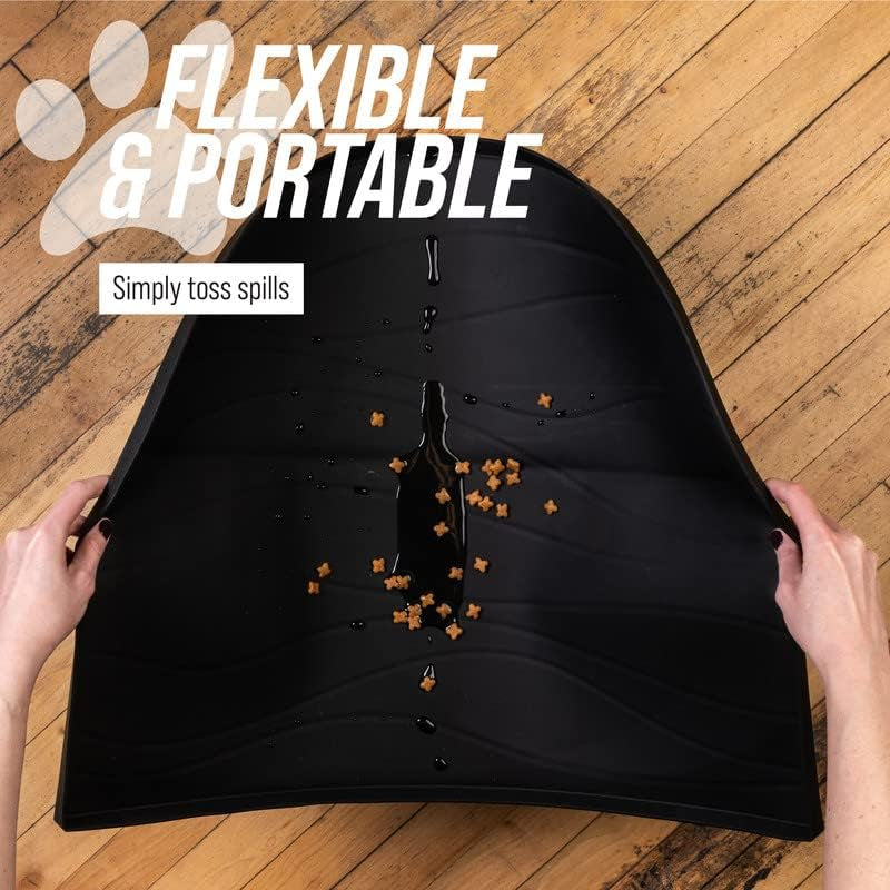 Fountain Mat, Silicone Water Mat Designed for Pet Fountains, Dog Gravity Water Bowls, Automatic Dispensing Cat Feeders