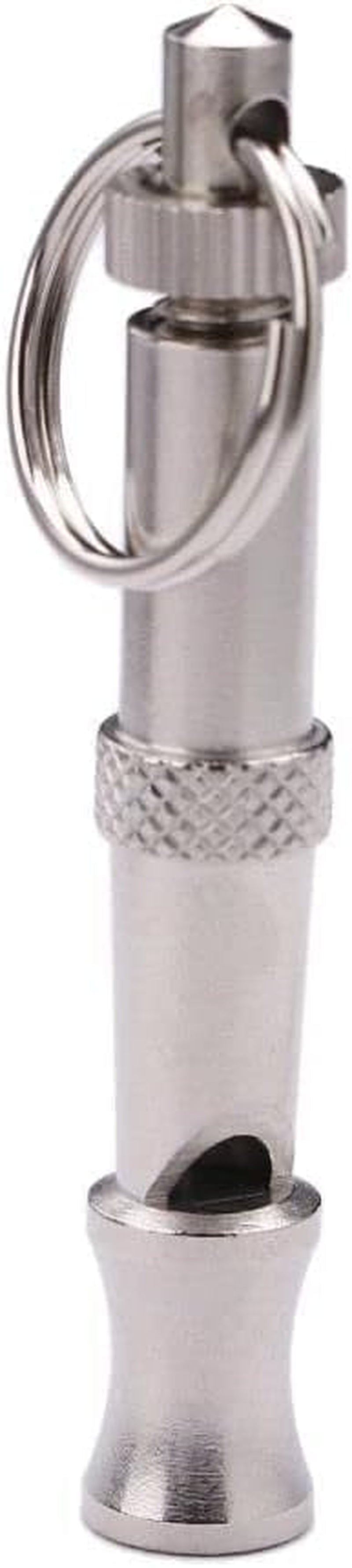 1Pc Silver Adjustable Ultrasonic Dog Whistle,Portable Whistle Pet Whistle Supersonic Whistle Dog Whistles for Pet Training，Training and Behavior Aids,Dog Whistle Training,Dog Whistles