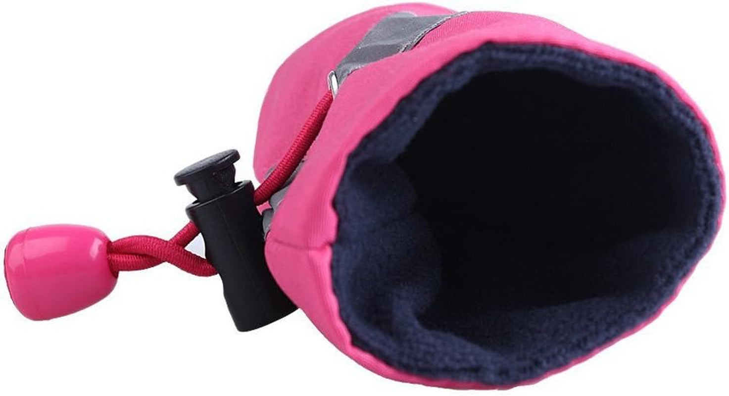 anti Slip Dog Socks Shoes Adjustable Drawstring Boot Paw Protectors for Small Medium Pets Cats Pink 3X-Large