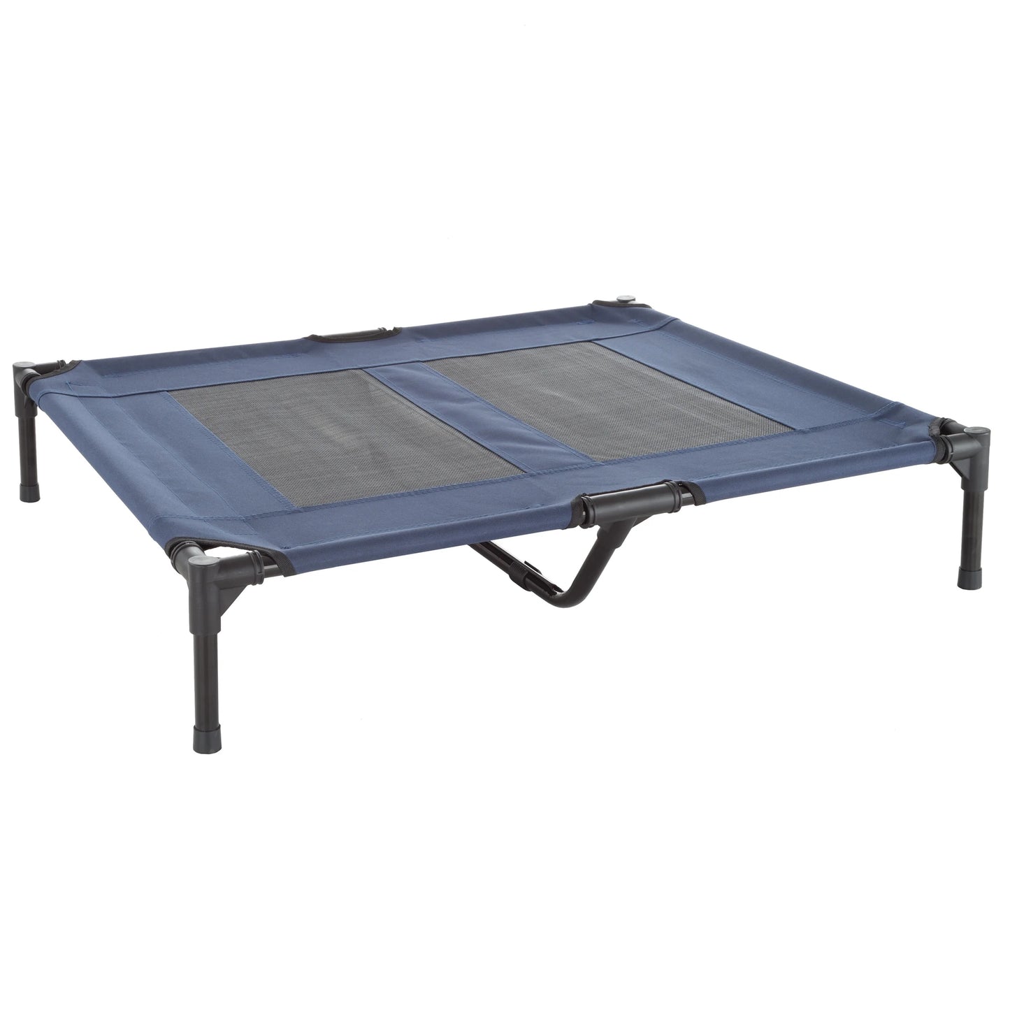 36X29.75-Inch Elevated Dog Bed - Indoor/Outdoor Cot for Pets, Blue