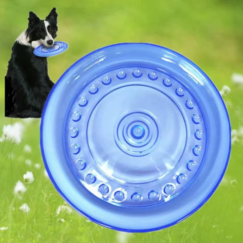 Dog Flying Discs Toys Dog Outdoor Game Flying Discs Trainning Interactive Toys Dog Bite Resistant Frisbeeds Pet Supplies
