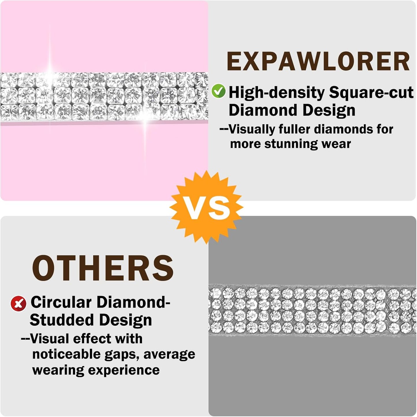 Soft Velvet Safe Cat Collars for Girl Cats -2 Pack Rhinestones Bling Diamante Adjustable Collars Breakaway- Chirstmas Cat Clollar Gifts with Bells for Boy Cats Kitty and Small Dogs